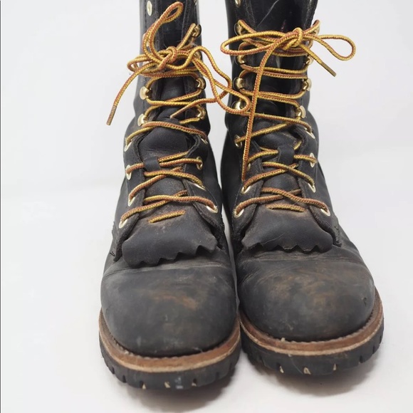 Georgia Men's 8in. Logger Work Boots Leather 8 M - Picture 3 of 11